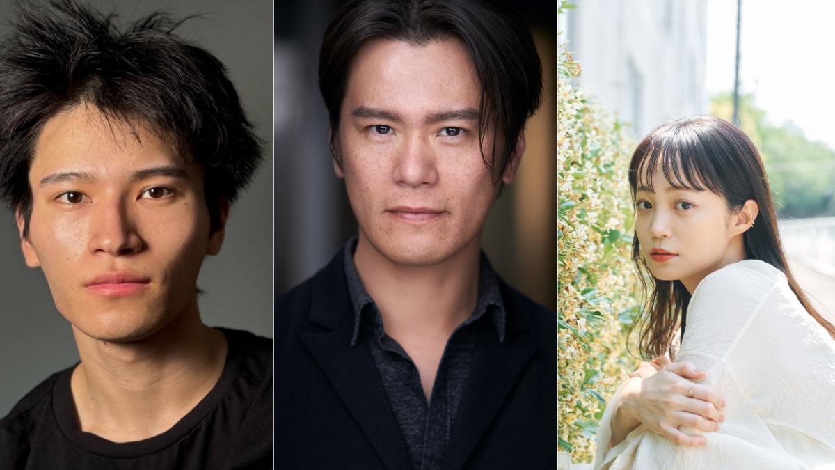 久木原理(左起)、山口貴史以及佐藤玲宣布加入《幕府將軍》第二季。(圖/Disney+提供)