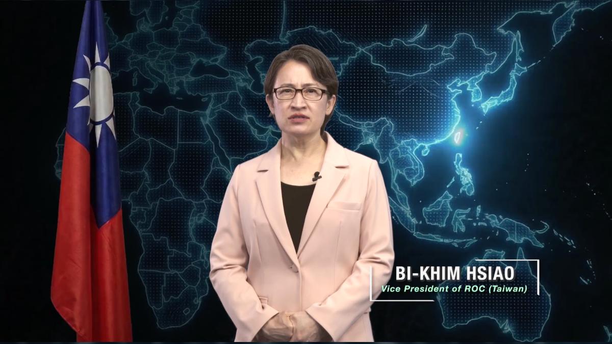 線上現身！蕭美琴美國會山莊論壇談中國壓力：台灣採取果斷措施