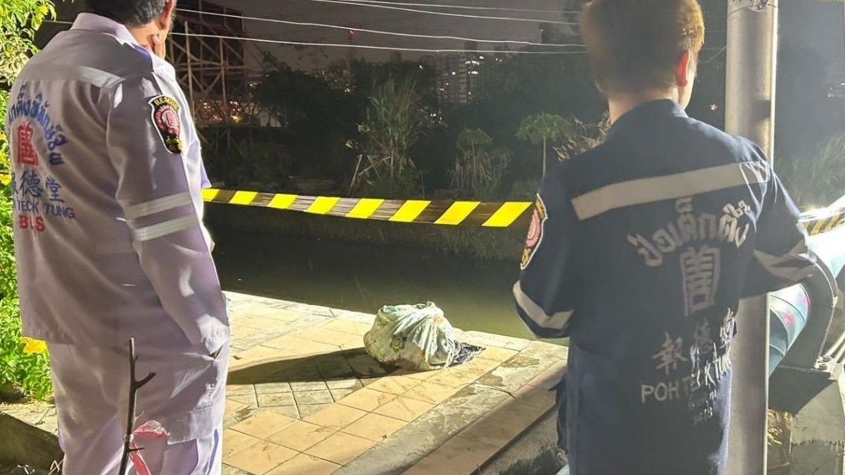 警方一共發現8個裝有屍塊的垃圾袋。(圖/翻攝自Thaiger)