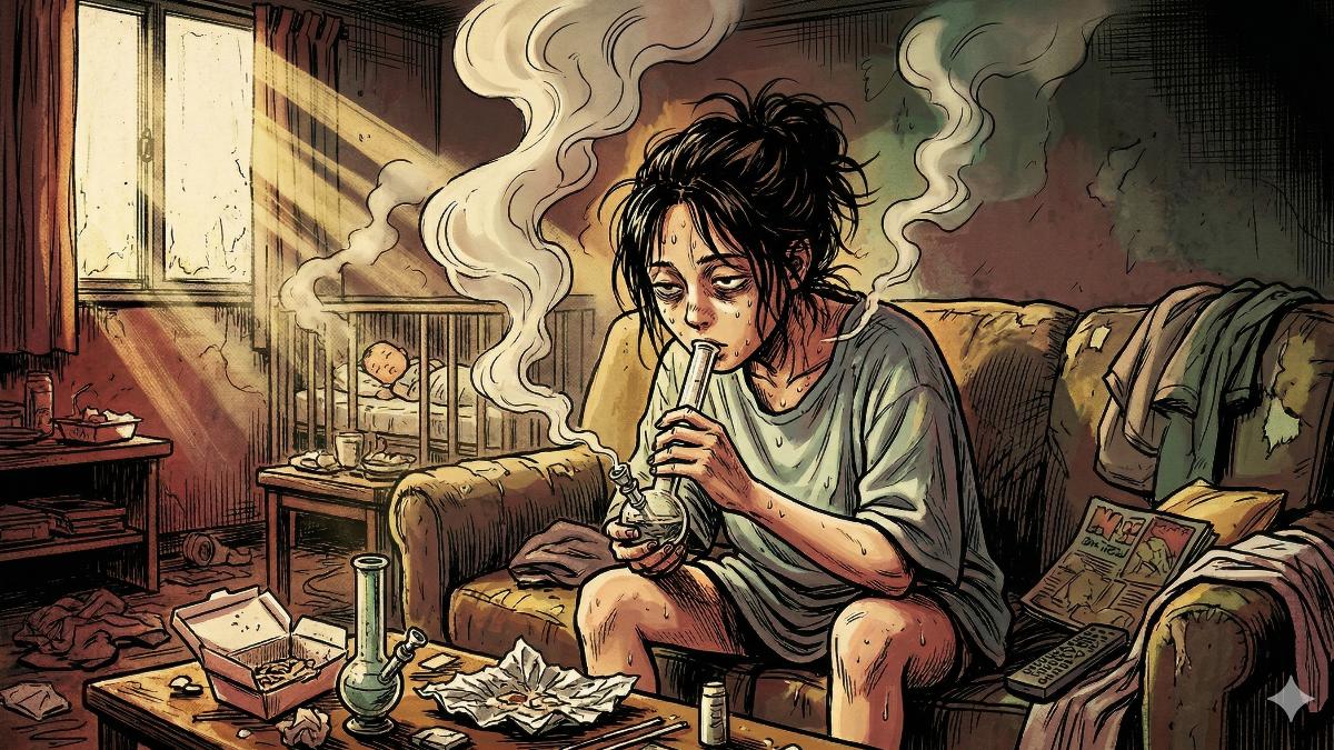 女嬰吸「燒烤海洛因」二手毒煙腦受損　毒母判1年2月定讞
