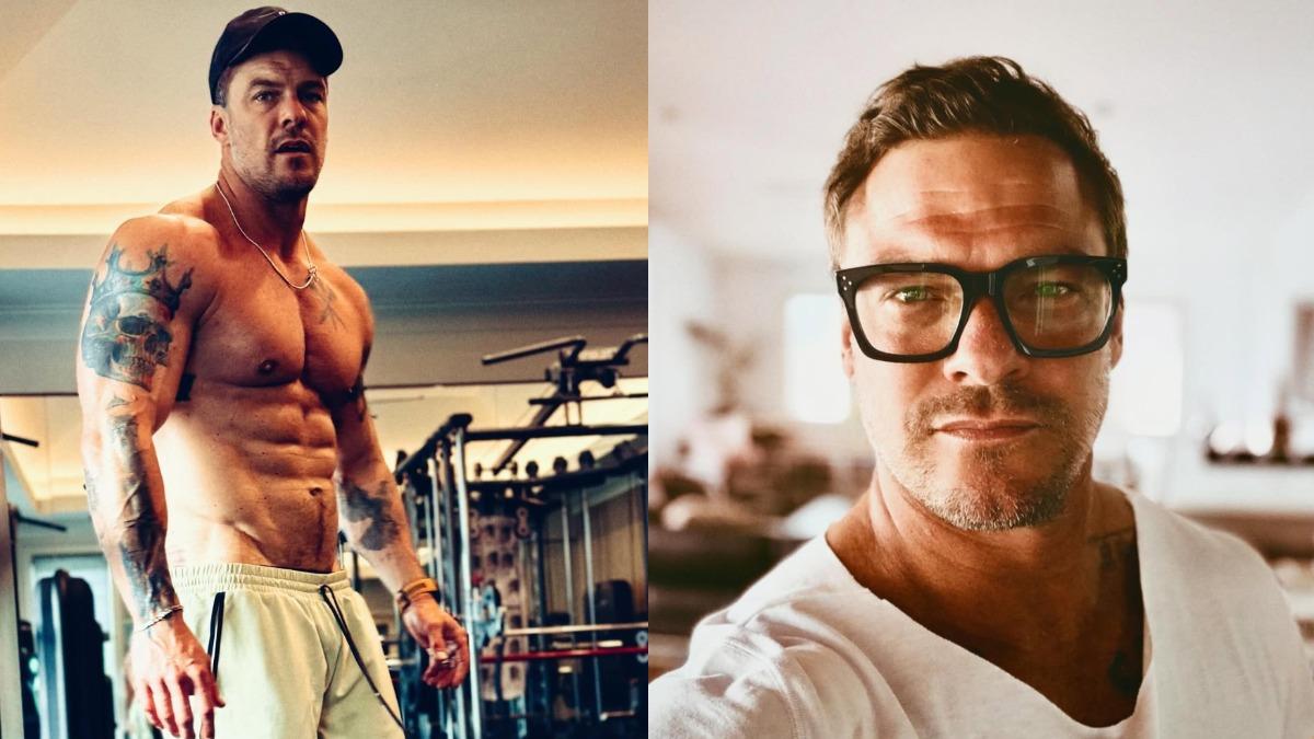 43歲美國好萊塢男星艾倫里奇森（Alan Ritchson）因演出影集《神隱任務》打開知名度。（圖／翻攝自IG）