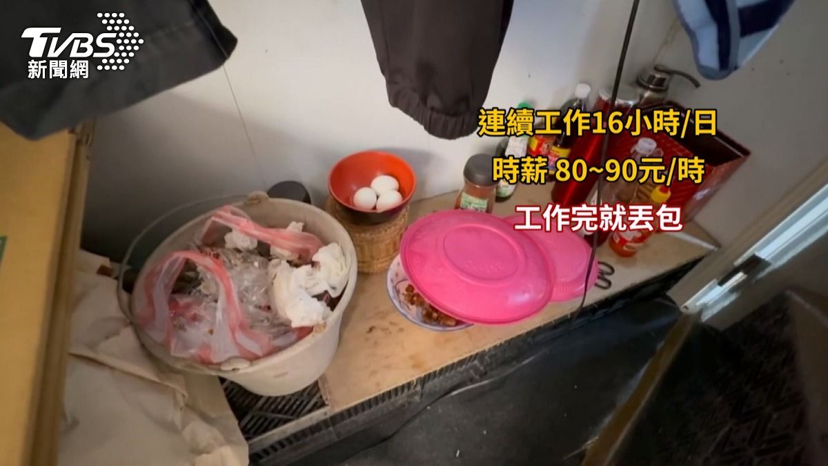 這座血汗草莓園逼迫移工每天連續工作16小時，時薪僅80至90元，工作完成後便遭雇主丟包棄置。（圖／TVBS）