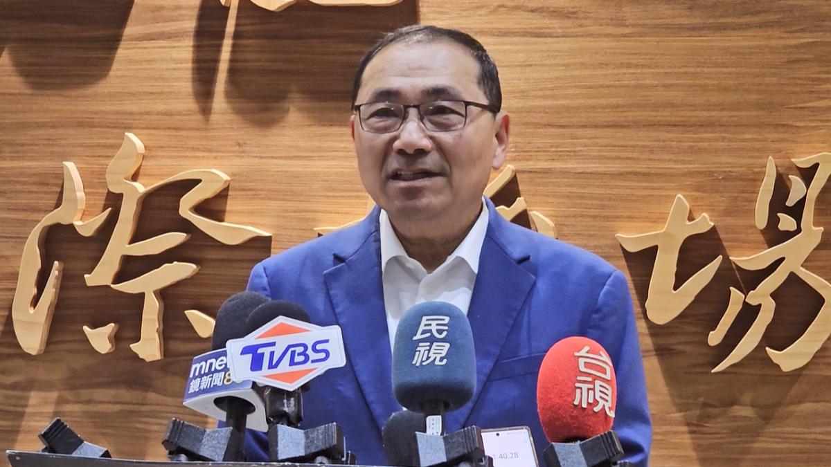 新北市長侯友宜訪澳針對新北大巨蛋及跨河煙火等議題進行交流。(圖/TVBS)
