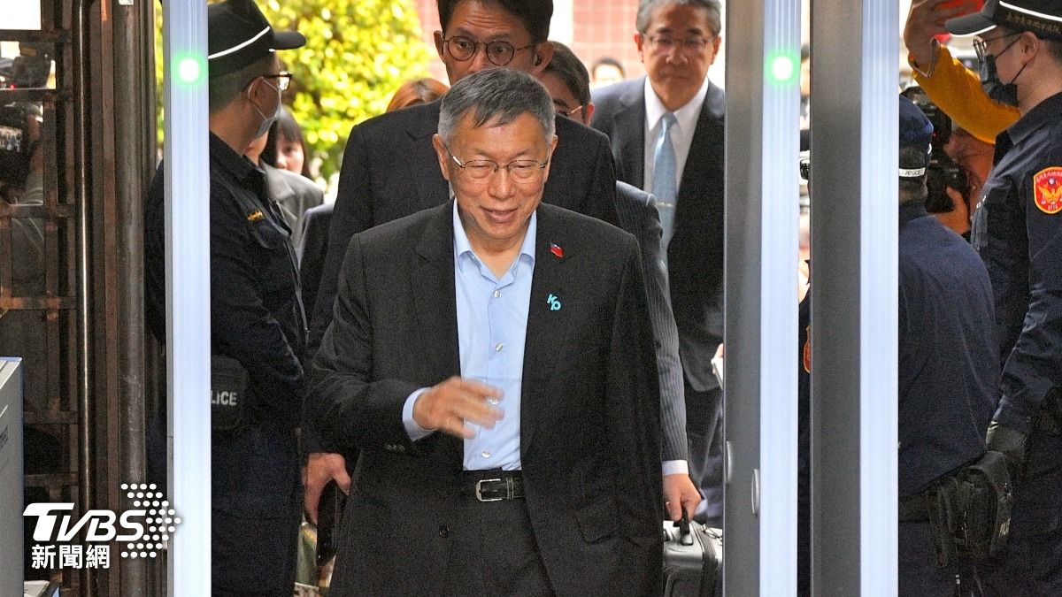柯文哲一審遭判17年。（圖／胡瑞麒攝）