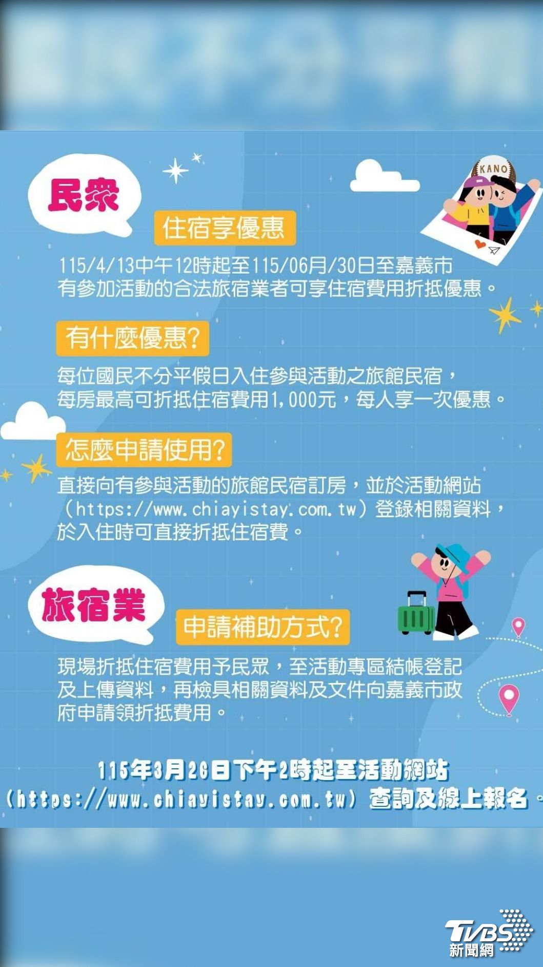 旅遊補助方法一次看。（圖／TVBS）
