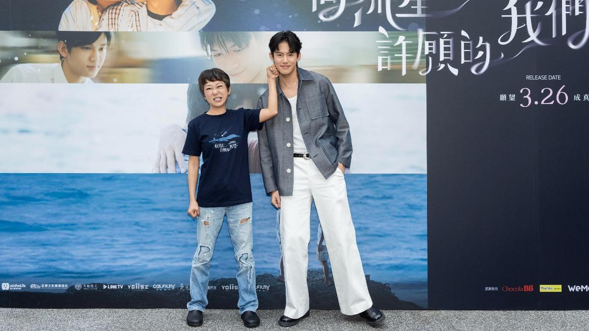 曹蘭在《向流星許願的我們》飾演余杰恩的媽媽。（圖／有意思國際傳媒、犢影制作提供）