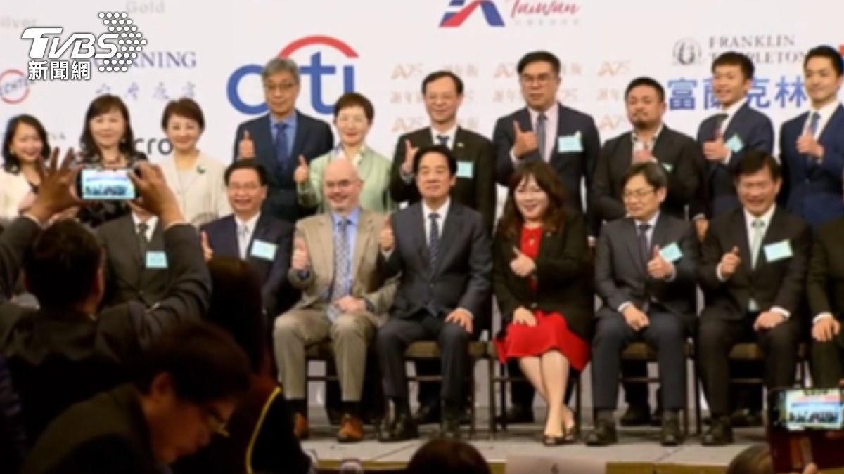 感謝美商深耕！ 總統：迎向黃金年代。（圖／TVBS）