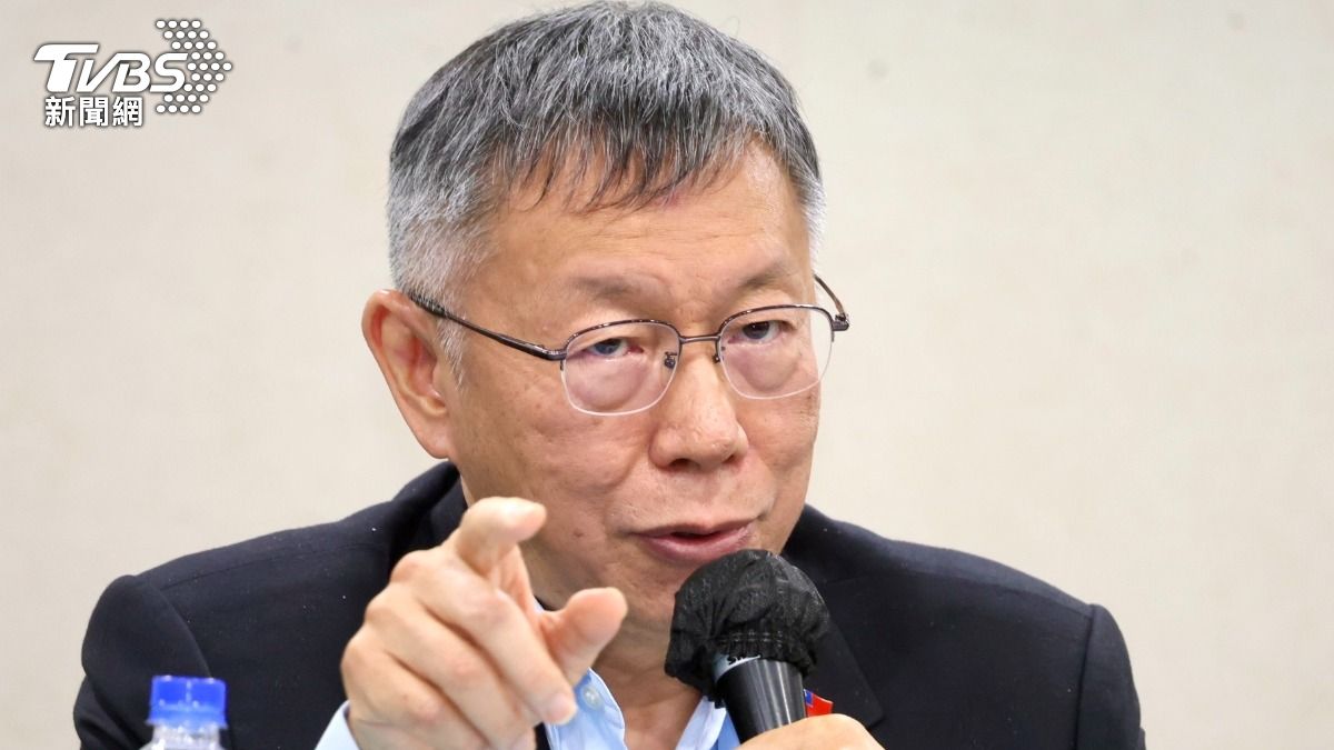 柯文哲說司法不可以是有權力的執政者打壓在野黨的工具。(圖/華子琛攝)