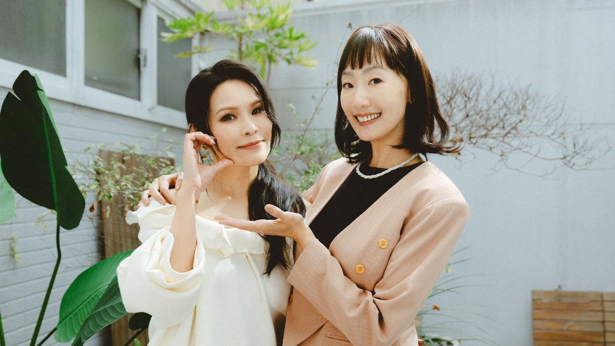 周蕙和陸明君認識超過20年,是無話不談的好友。(圖/群石國際提供)