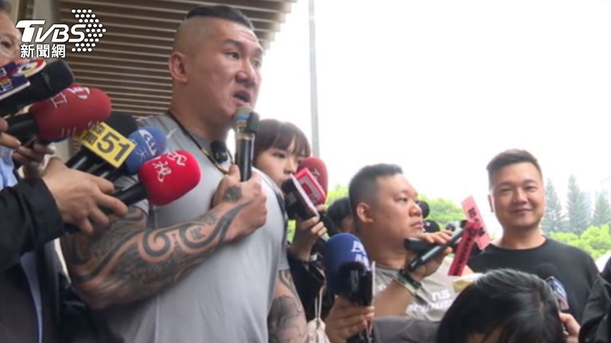館長陳之漢與國民黨台北市議員楊植斗。(圖/TVBS)