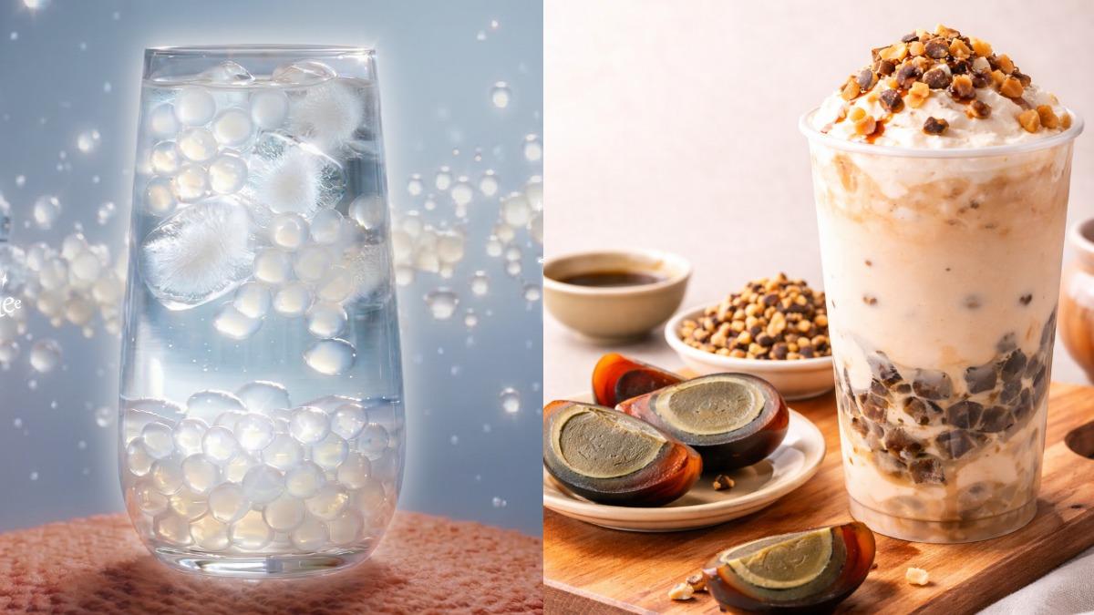愚人節將至，不少手搖飲品牌陸續推出「暗黑創意飲品」。（圖／翻攝自清心福全FB、AI生成）