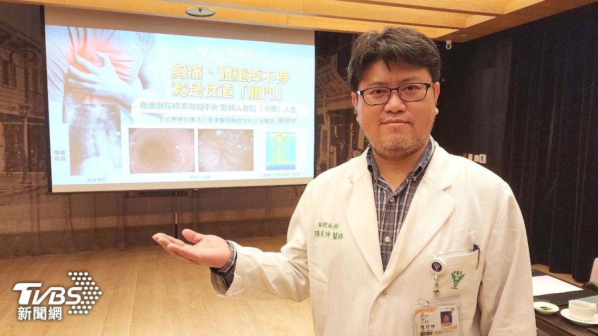 奇美醫院胸腔外科主治醫師陳照坤。（圖／TVBS）