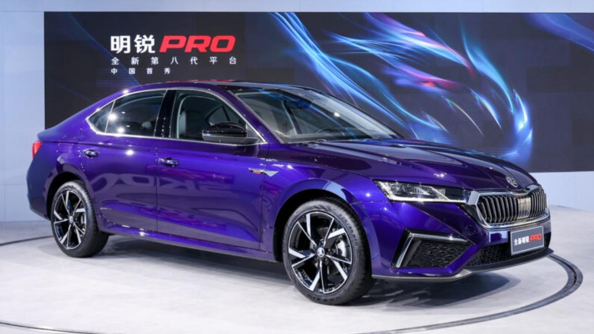 目前中國市場世代最新的Škoda車款為明銳Pro,也就是中國版的Octavia房車。(圖/Škoda提供)