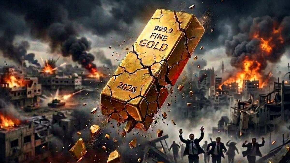 黃金分析》中東戰爭散戶大逃殺!金價雪崩15% 驚險逃過連四週收黑