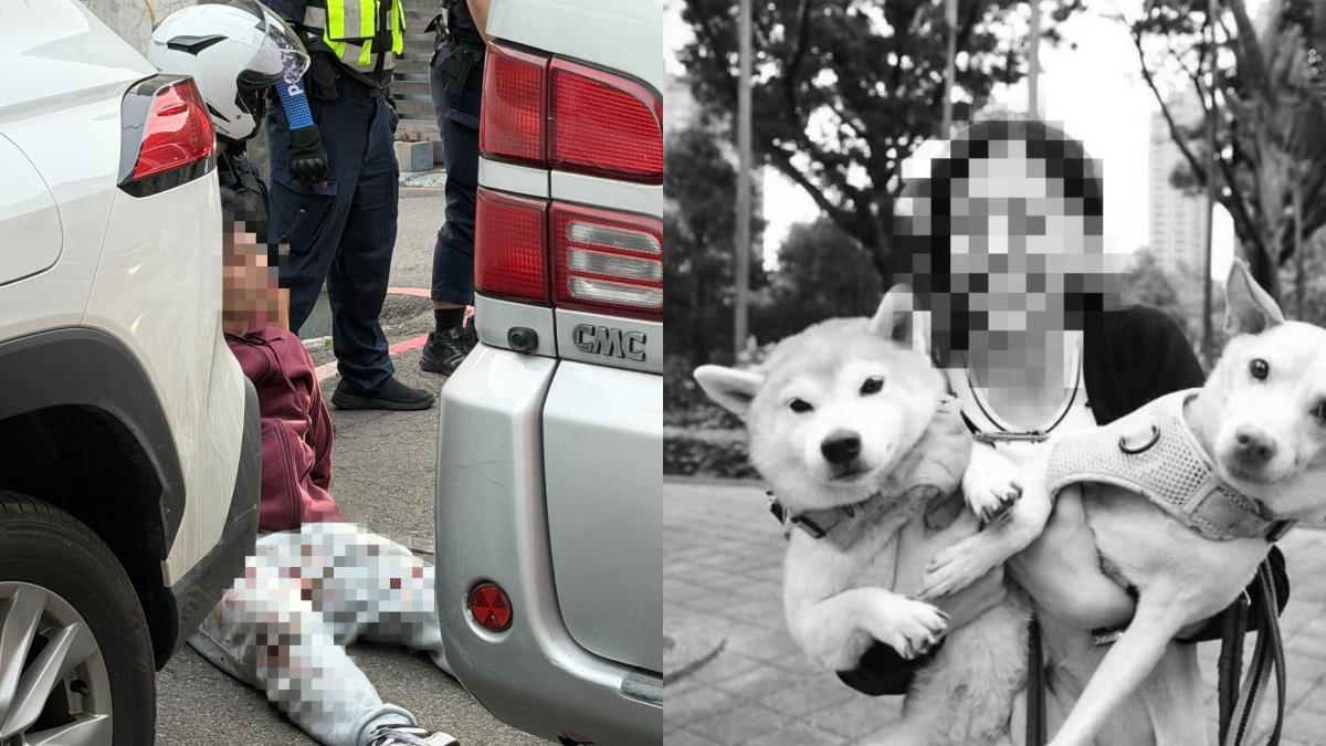 台中市30歲陳男向26歲巴女求復合遭拒,持雙刀狠砍巴女。(圖/民眾提供)
