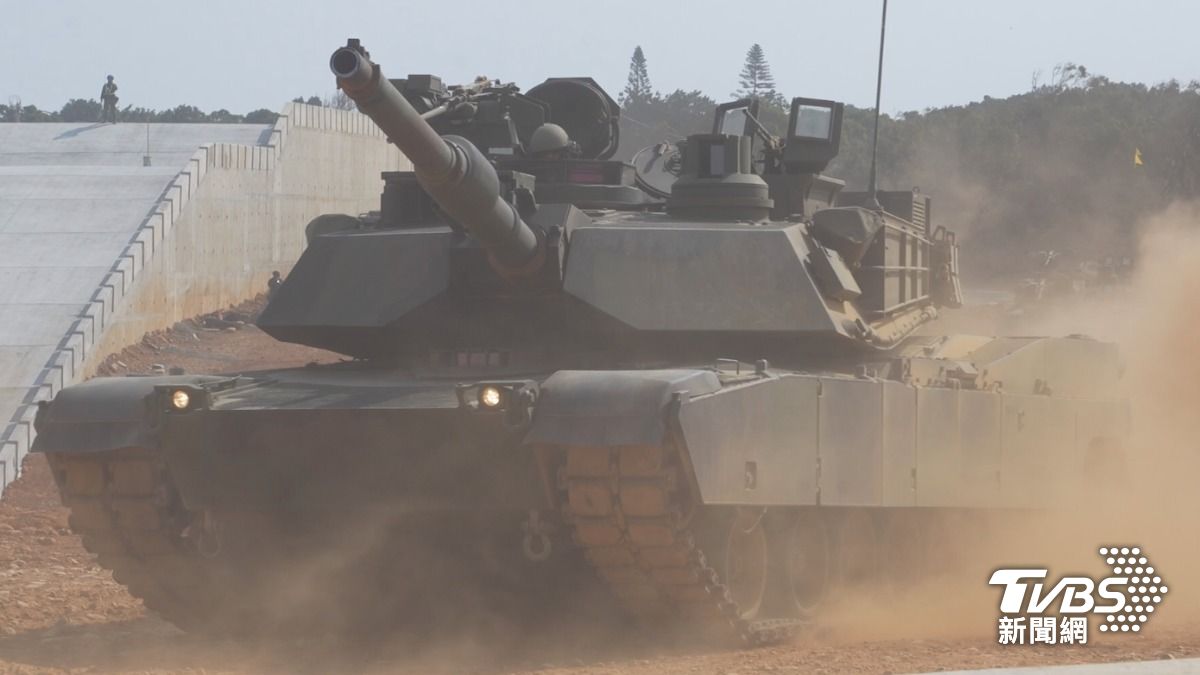 M1A2T戰車。(圖／TVBS)