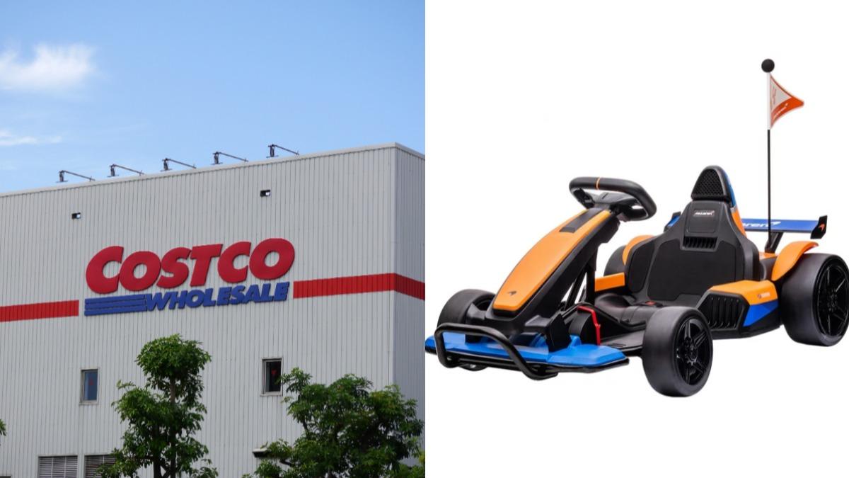 麥拉倫兒童電動卡丁車特價不到八千。（圖／shutterstock達志影像、翻攝自好市多官網）