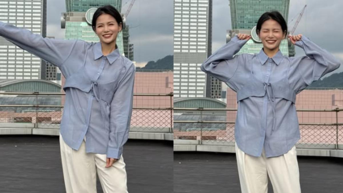 蘿莉塔怕吵醒小孩,沒有馬上把腸子推回原位。(圖/翻攝自蘿莉塔臉書)