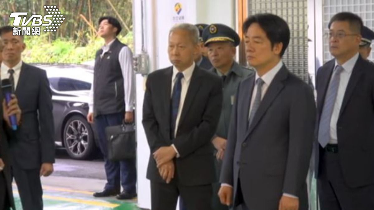 總統賴清德27日赴中科院。（圖／TVBS）