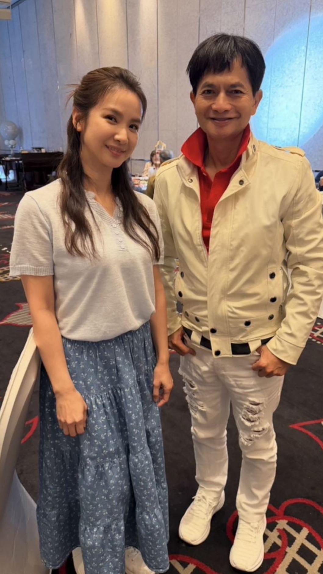 呂嘉興（右）與陳小菁（左）同框。（圖／呂嘉興提供）