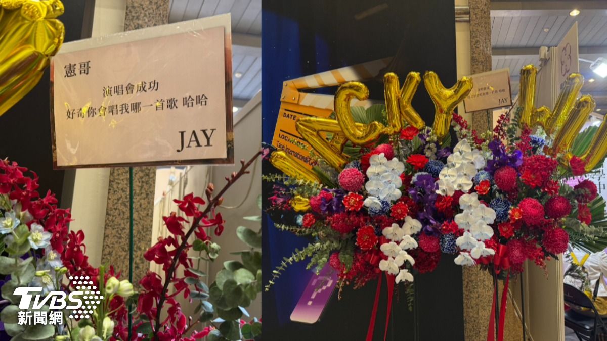 周董祝吳宗憲演唱會成功,更好奇他會唱什麼歌。(圖/陳薈涵攝)
