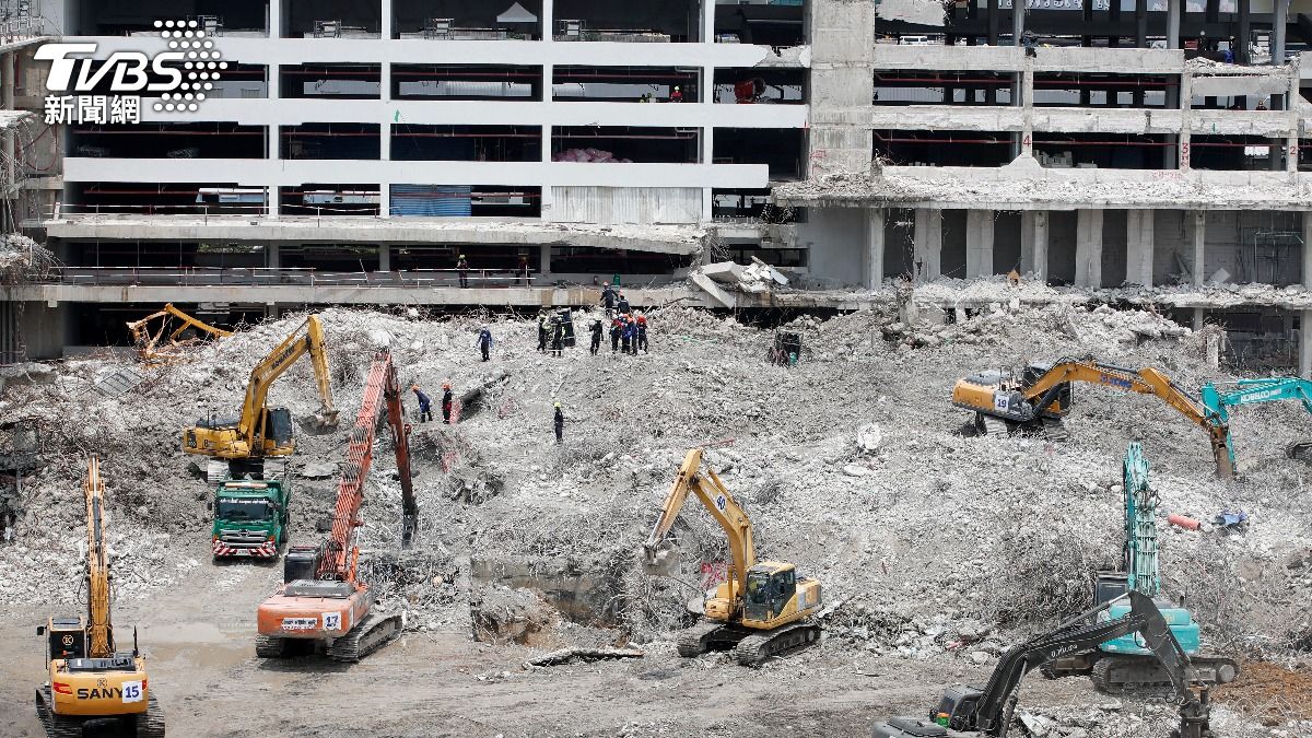 曼谷地震崩塌事故發生至今已過一年。（圖／達志影像歐新社）