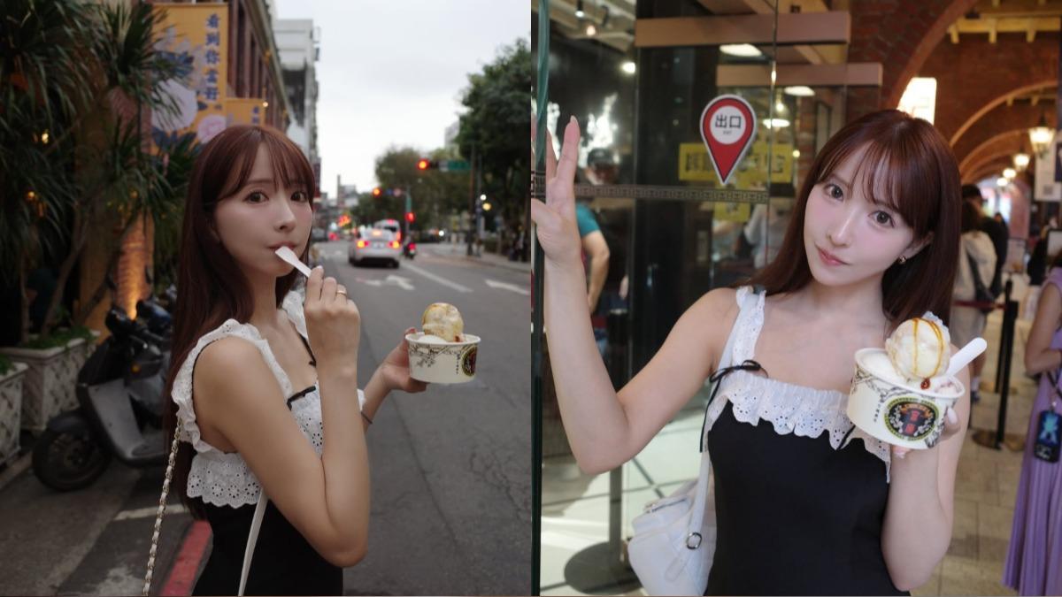 三上悠亞出沒台中!女神街頭吃冰「0偽裝」 超兇曲線吸4萬人朝聖