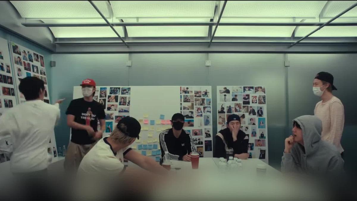 紀錄片《BTS：天團回歸》揭開重聚幕後故事。（圖／翻攝Netflix）