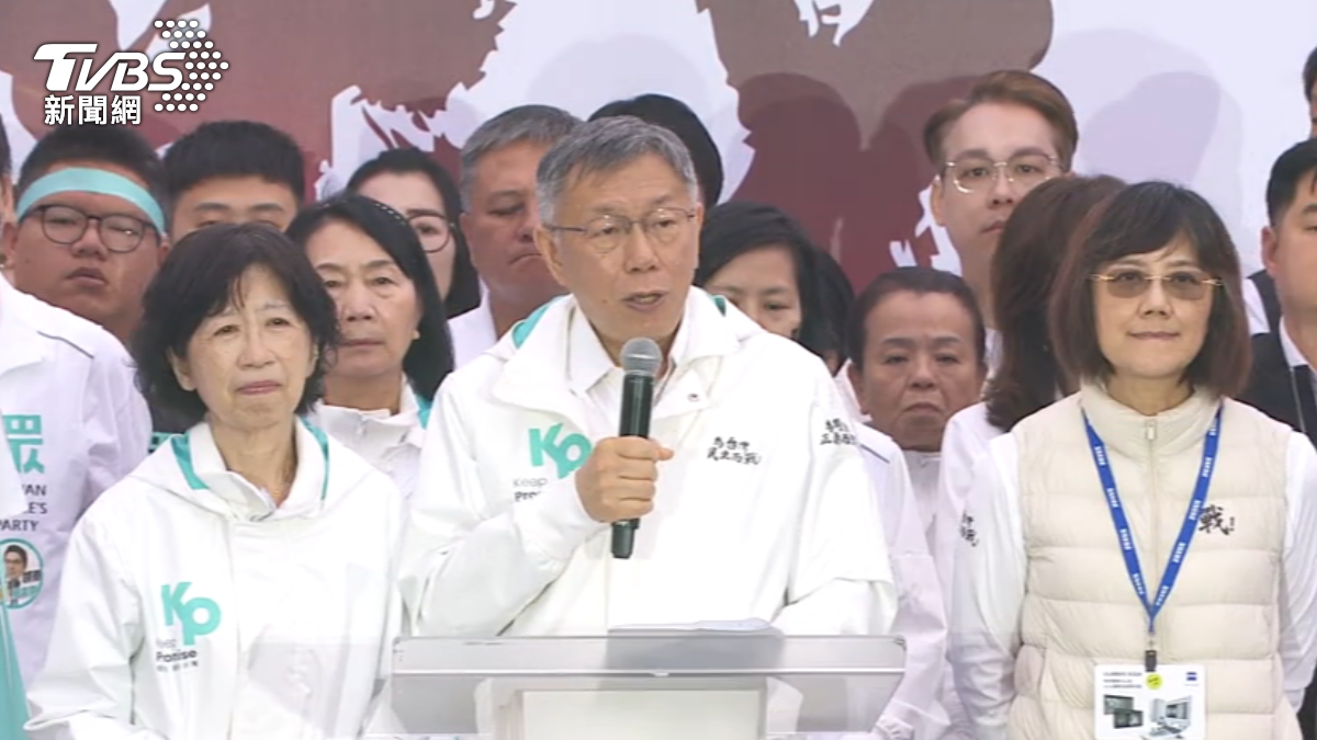 柯文哲向執政黨嗆聲，強調消滅他背後還有成千上萬的小草。（圖／TVBS）