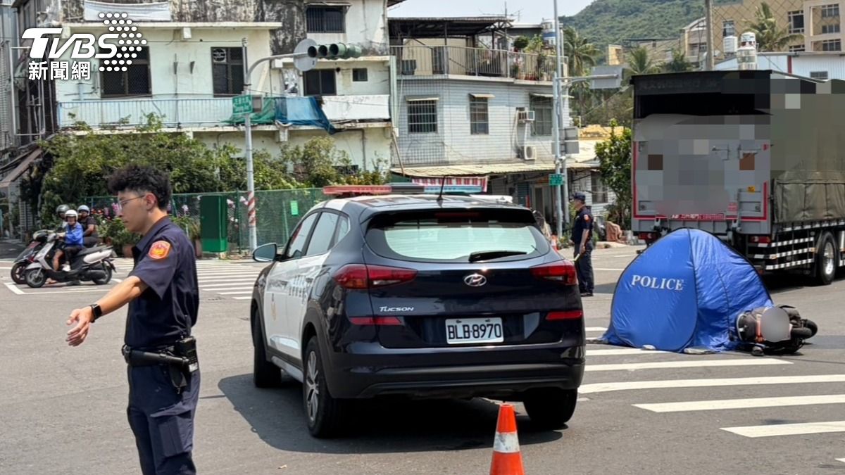 快訊/高雄大貨車視線死角 女騎士遭輾過「臟器外露」亡