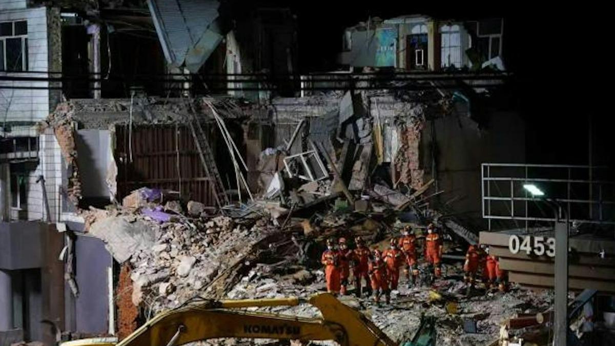 中國黑龍江建築坍塌慘劇!受困9人全數尋獲 釀7死2傷