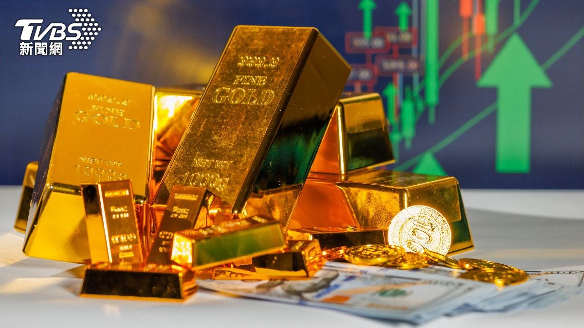 黃金價格持續動盪，吸引投資者密切關注。（示意圖／達志影像shutterstock）