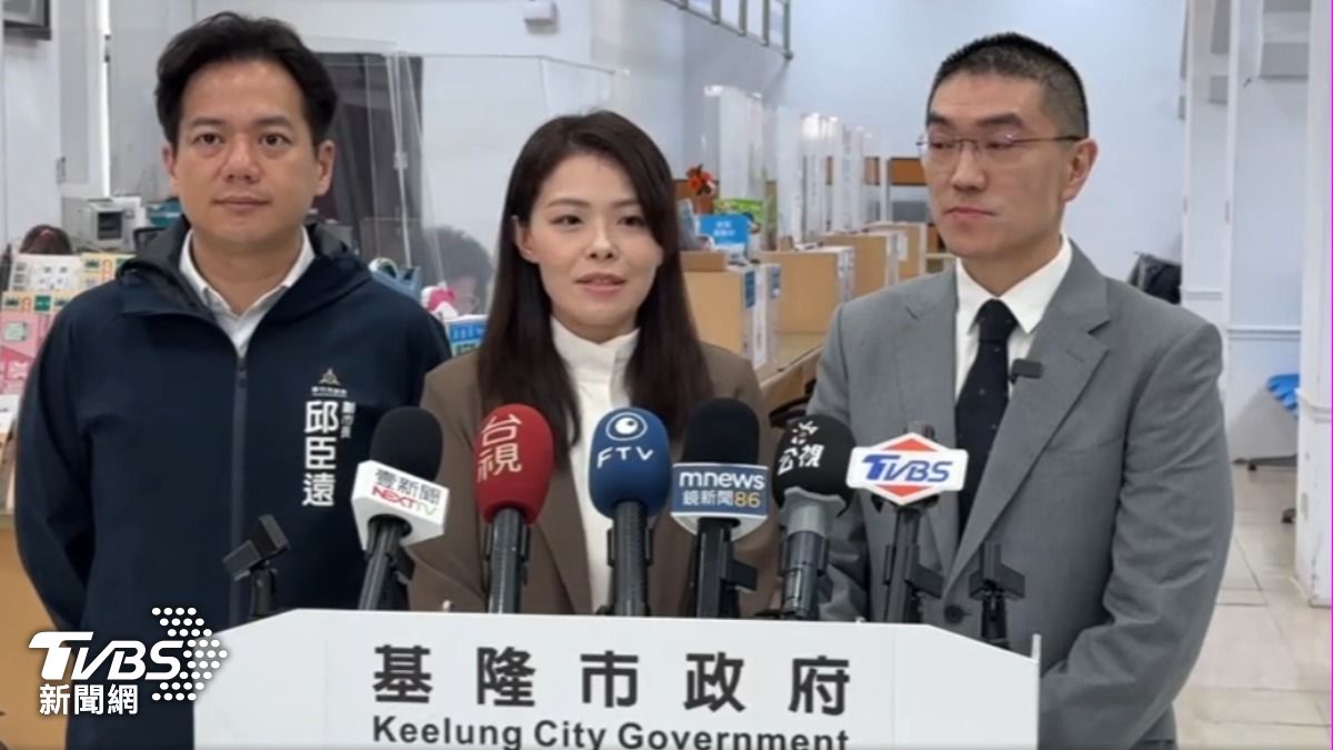 立法院通過718億新興計畫，政院拒絕執行，基隆市長謝國樑表示市府會為市民負責到底，也強調新興計畫具法律效力。（圖／TVBS）