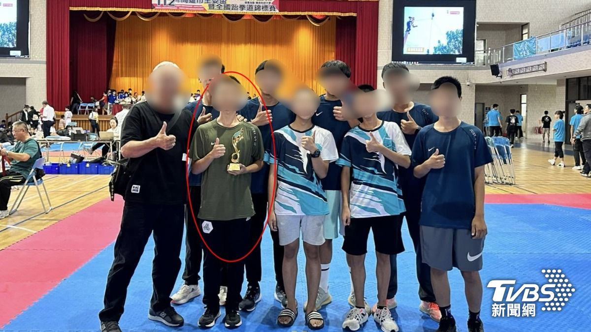 黃姓男大生曾是表現優異的跆拳道運動員。（圖／翻攝自跆拳道館臉書）