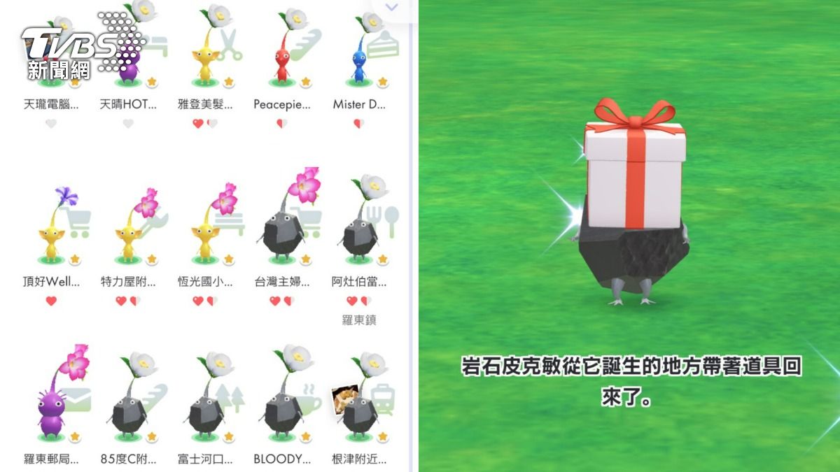 皮克敏吸引數十萬台灣玩家。(圖/民眾提供)