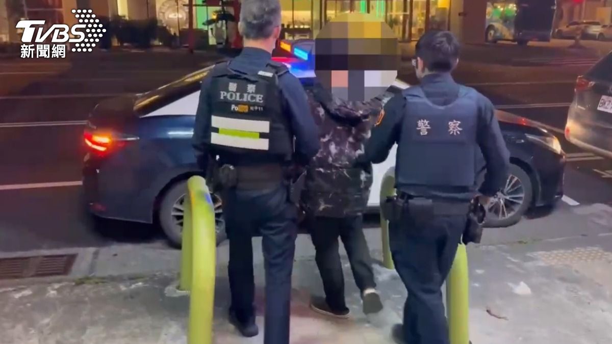 犯嫌被依法逮捕。（圖／TVBS）