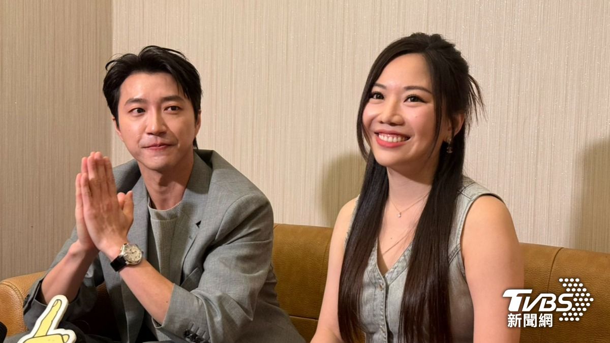 江宏傑和蔡尚樺一起出席記者會。(圖/林彥君攝)