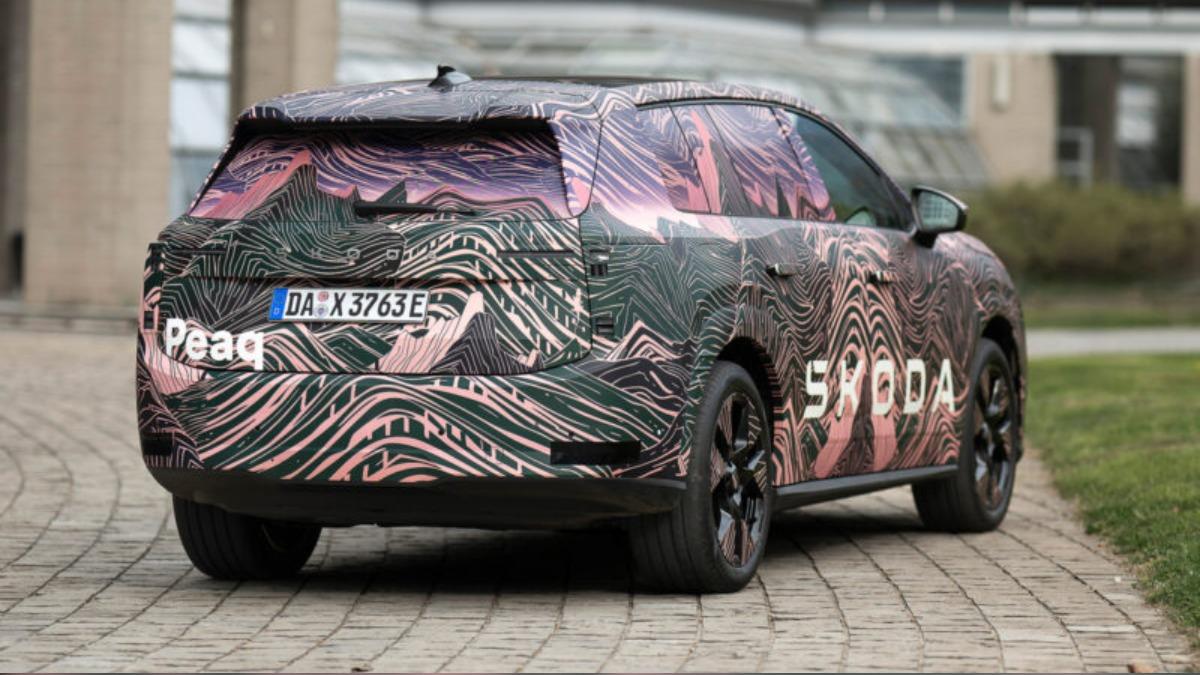Peaq將會配備彈出式的隱藏車門把手。(圖/Škoda提供)
