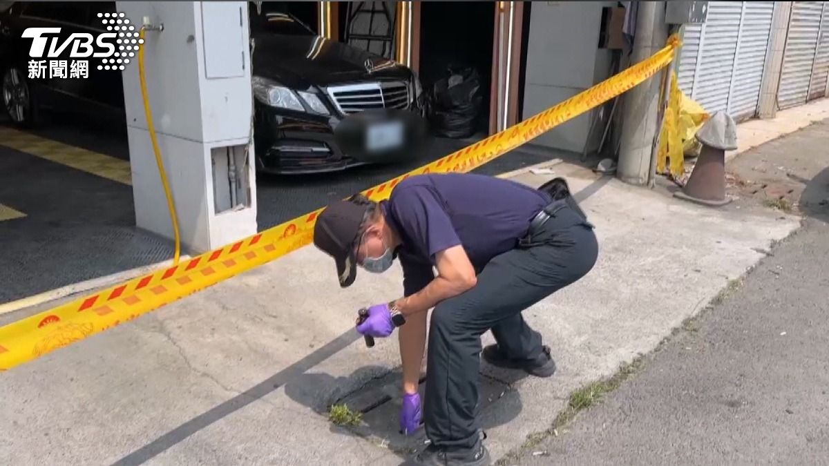 西螺洗車行遭開槍　老闆中彈　4嫌落網。(圖／TVBS) 