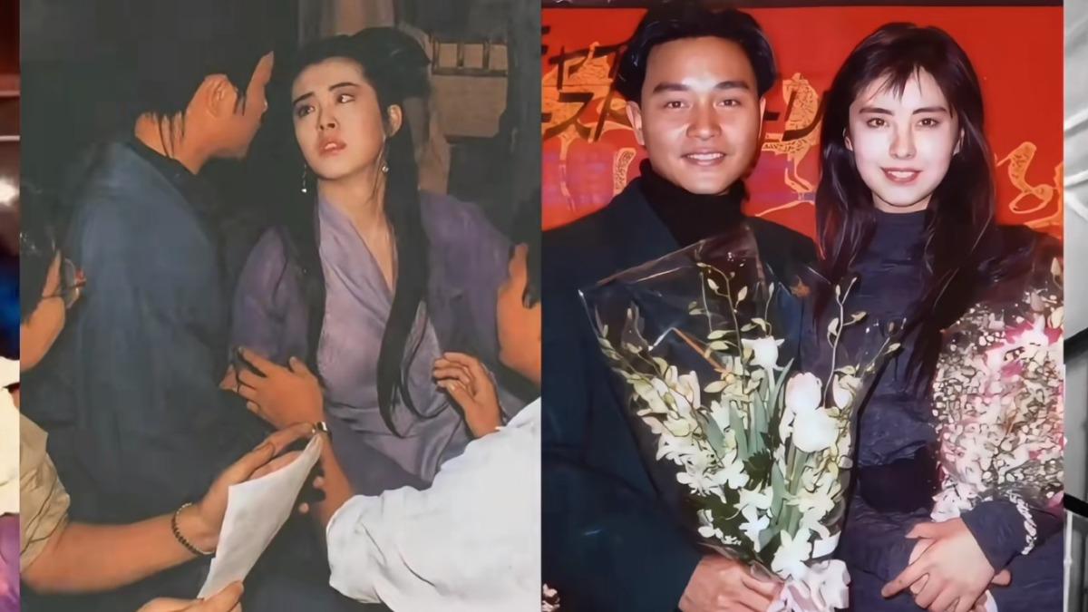 王祖賢分享多張過去與張國榮的同框照。（圖／翻攝自小紅書）