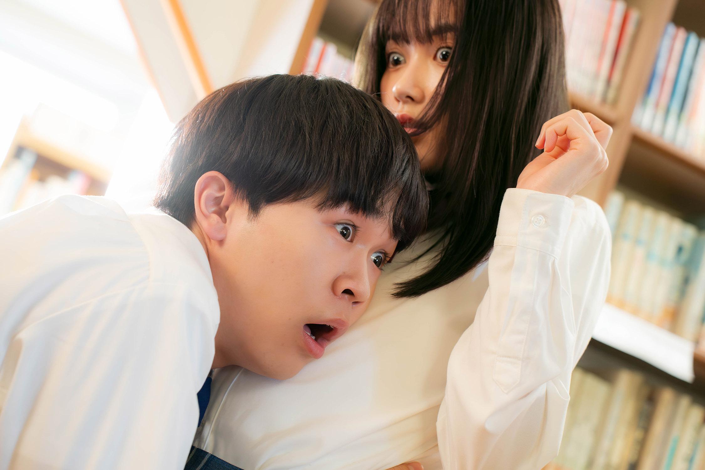 佐伯奈奈子(右)是鈴木福的暗戀對象。(圖/Disney+提供)