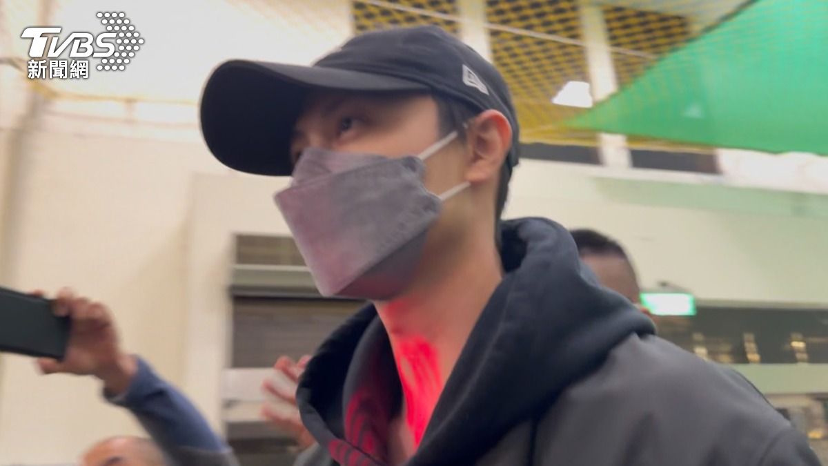 王子邱勝翊50萬元交保。（圖／TVBS）