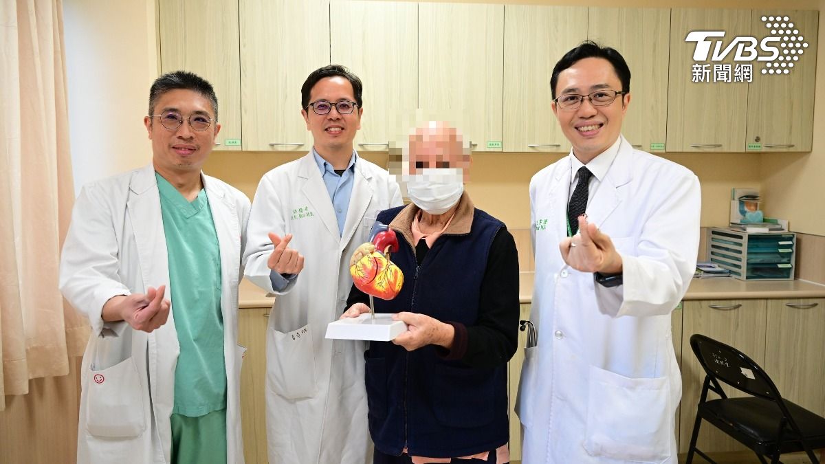 老翁順利康復。(圖/TVBS)