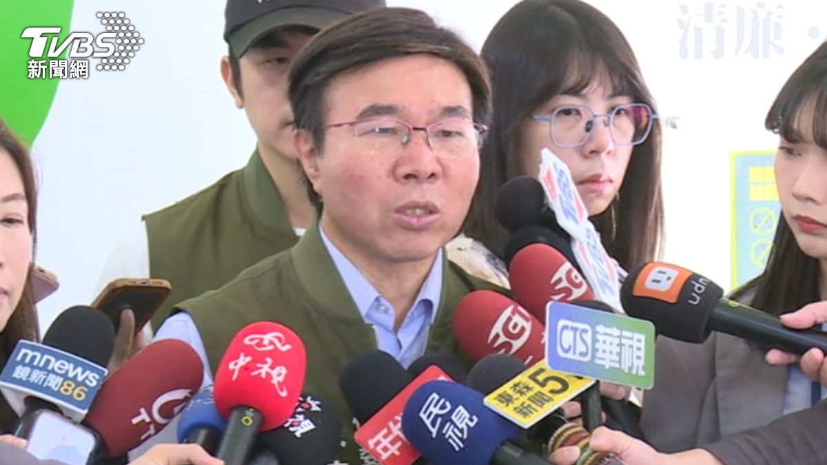 民進黨北市黨部主委張茂楠宣布,決議將朱政騏除名並開除黨籍。(圖/TVBS)