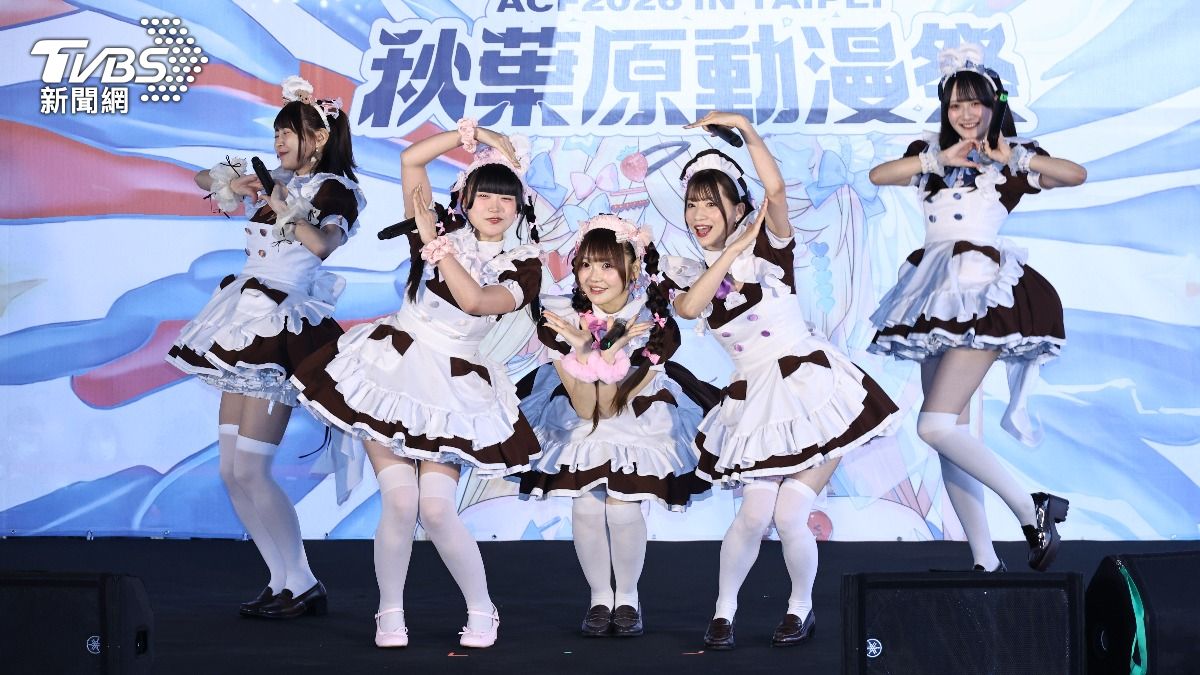 「A.C.F秋葉原動漫祭」還邀請來自日本當地的女僕一起共襄盛舉。(圖/張哲鳴攝)