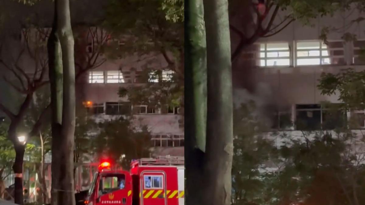 快訊/三總松山分院火警!3樓病房竄火 53警消出動急撲滅