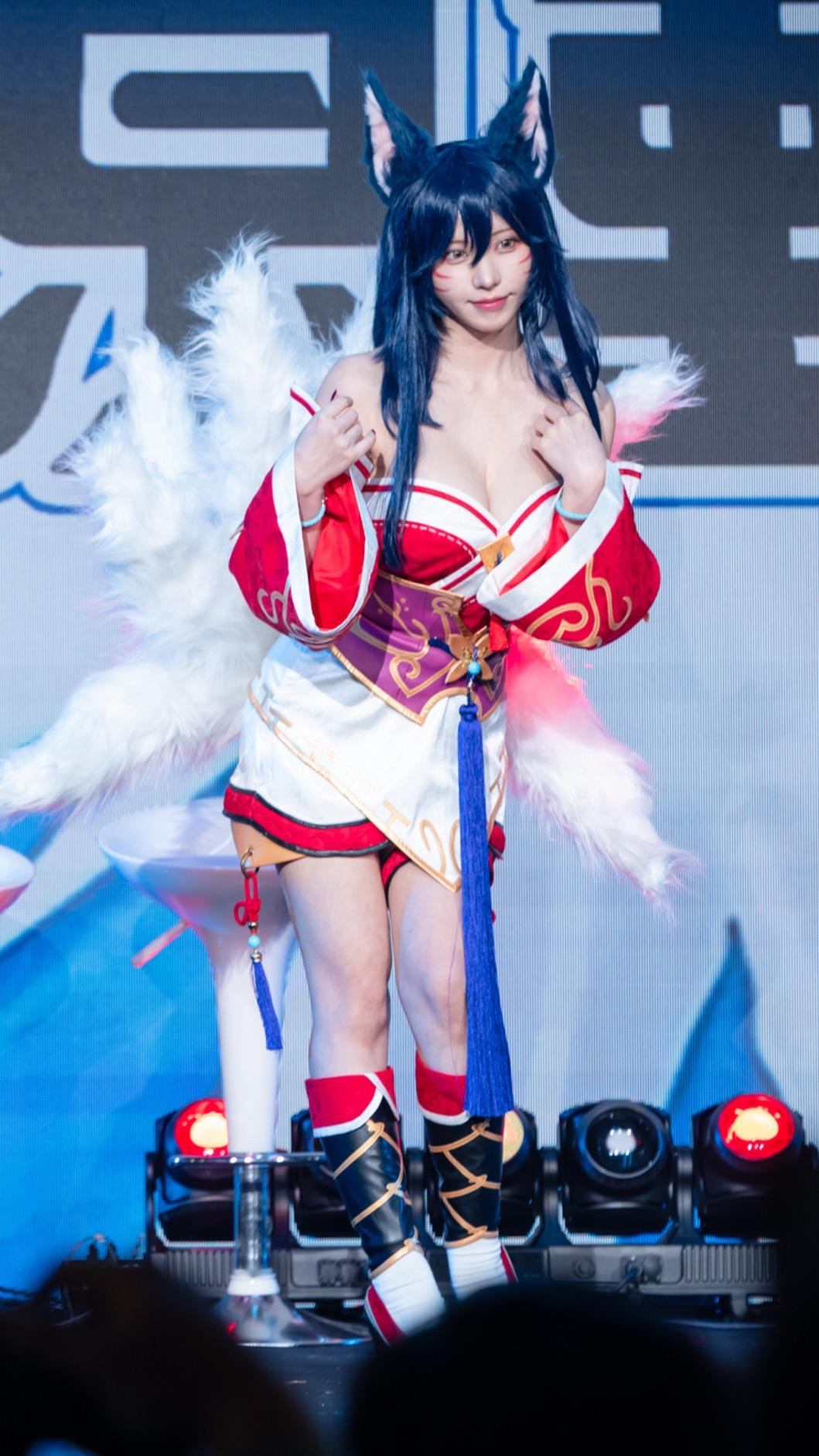 Enako還嬌喊「難道只有可愛是不行的嗎?」。(圖/2026 A.C.F秋葉原動漫祭)