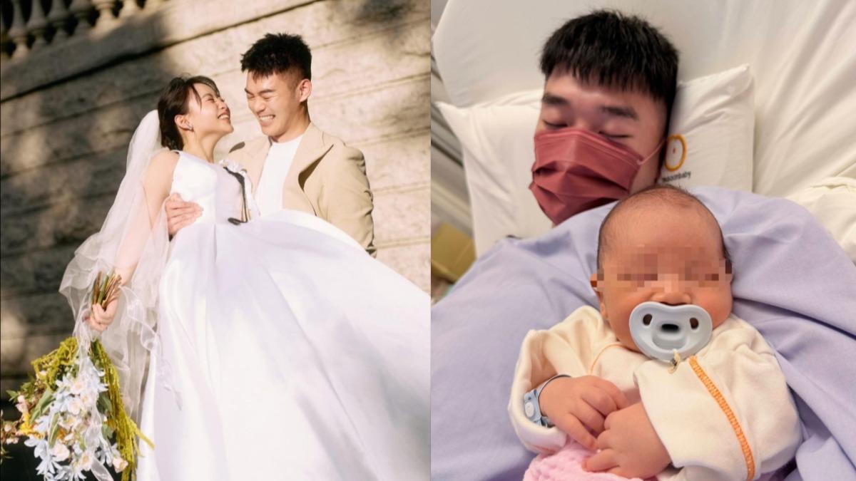王齊麟「征戰亞錦賽」暫別寶貝兒子　陳詩媛曬父子親密照笑虧：怕被嬰兒忘記