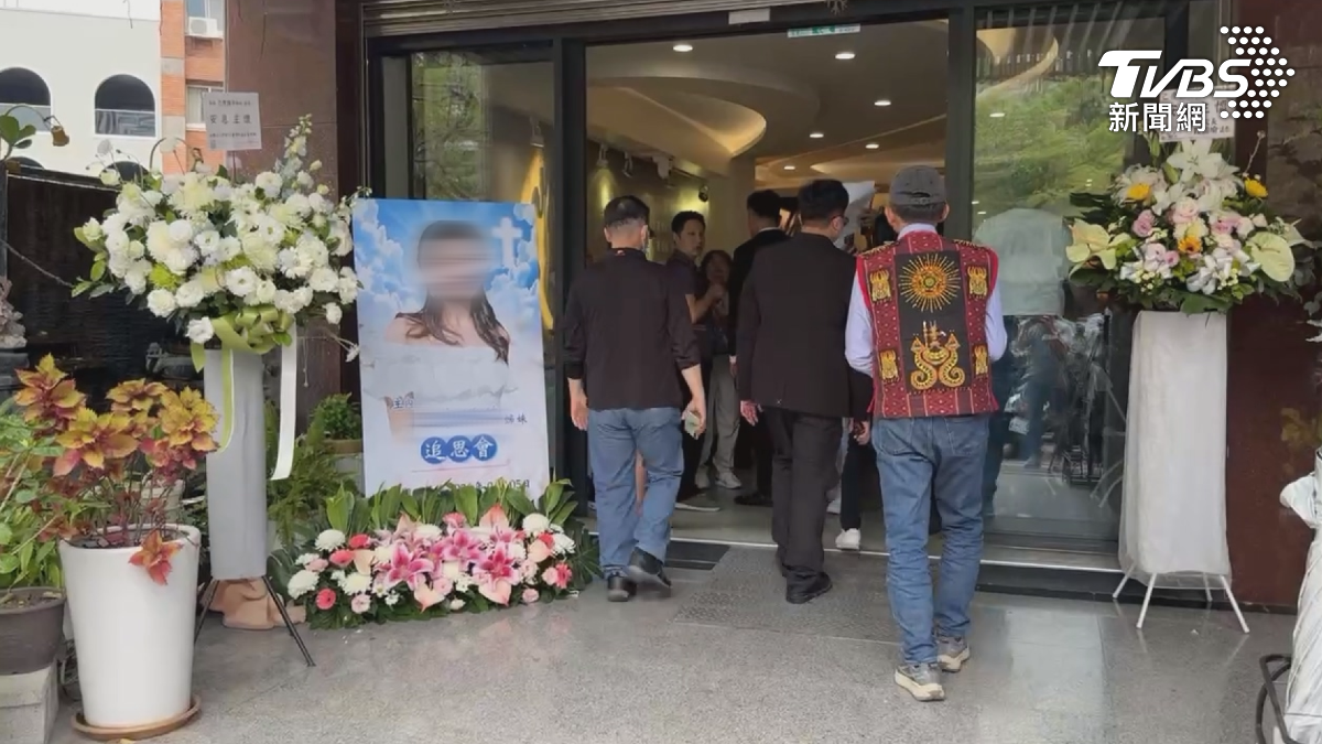 情殺遇害的26歲女職能治療師家屬，今天(5日)於教會舉辦追思禮拜，父親表示，他沉痛表達對女兒的思念（圖／TVBS）