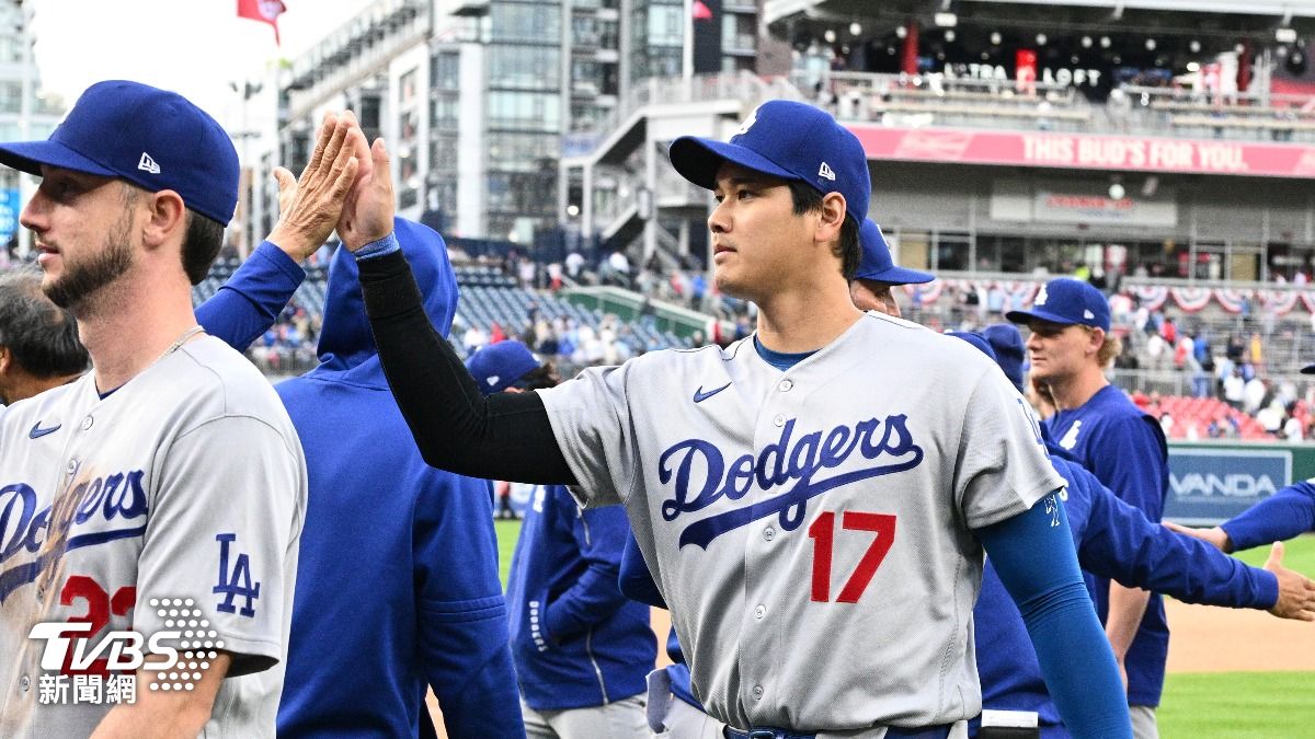 MLB/大谷翔平開轟、致勝犧牲打 道奇逆轉勝橫掃國民